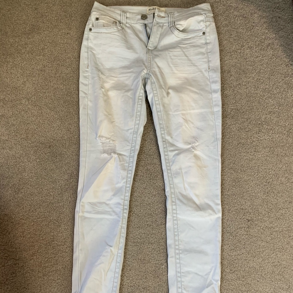 Off white skinny jeans